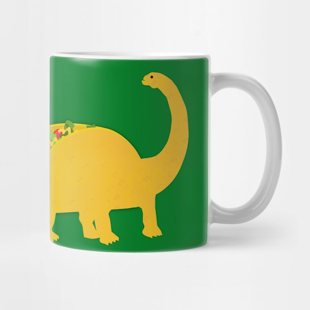 Tacosaurus - Funny Dinosaur by bethcentral